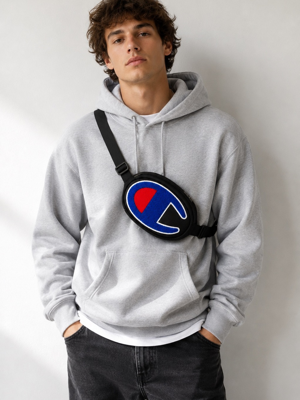 Champion Prime Waist Pack Crossbody Belt Bag | Large Logo Fanny Pack